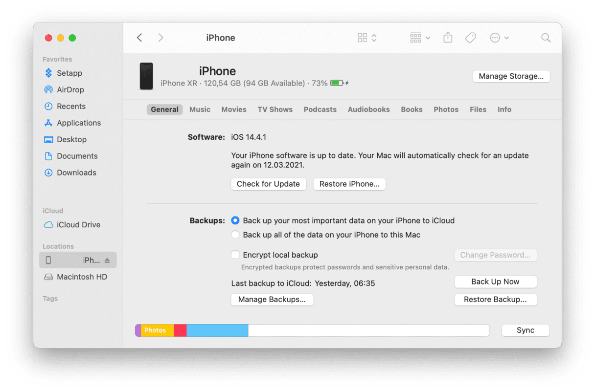 How to free up space on mac